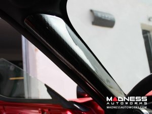 Alfa Romeo 4C Carbon Fiber Interior A-Pillar Trim Alfa Romeo 4C Carbon Fiber Interior A-Pillar Trim